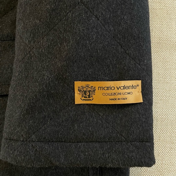 mario valene Made in Italy Thick Soft Double Faced Cashmere Blend Car Coat SZ 44 - Picture 2 of 9